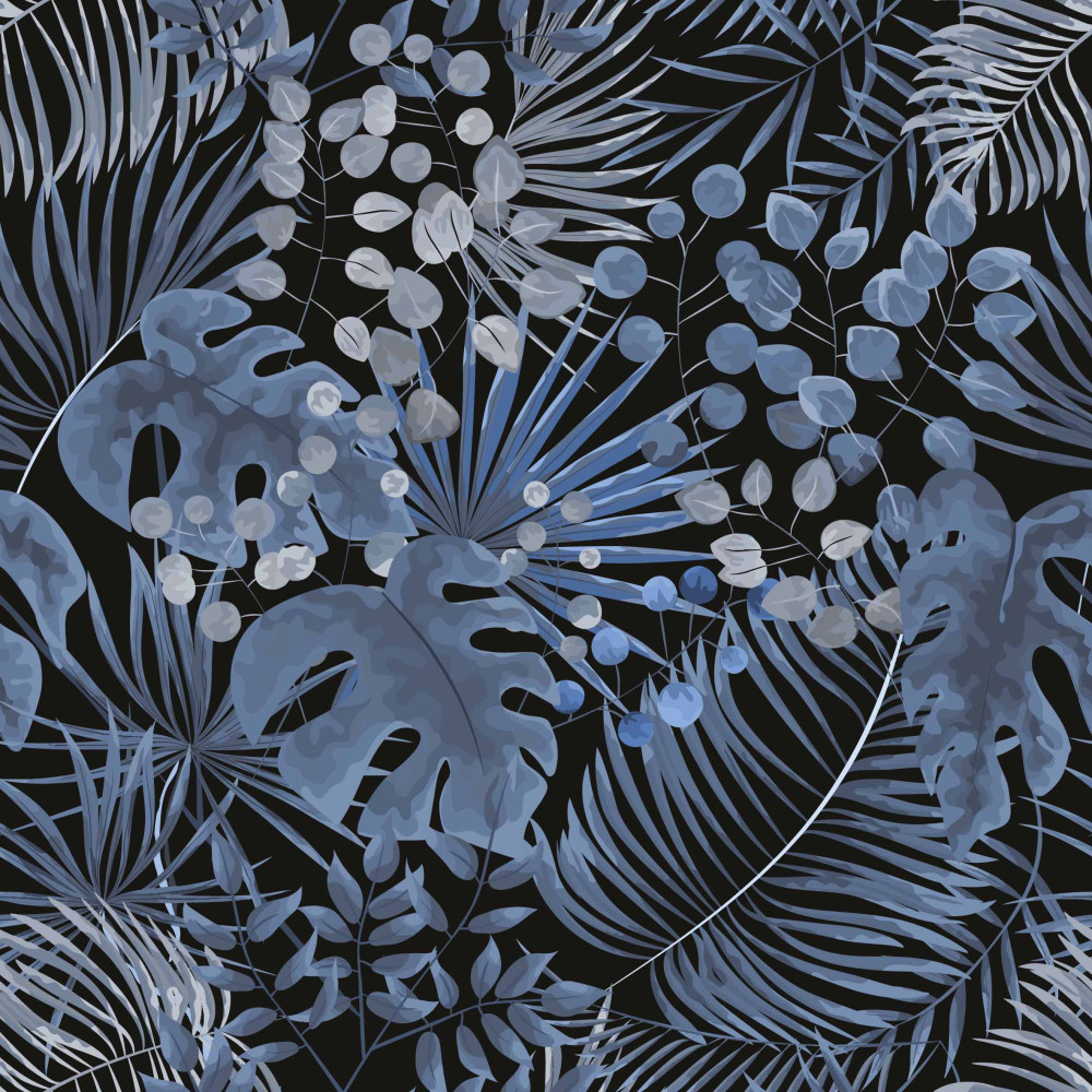 Wzór liście na dzianinie