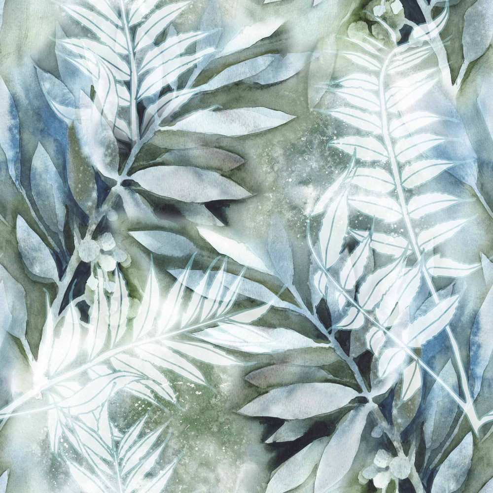 Wzór liście na dzianinie