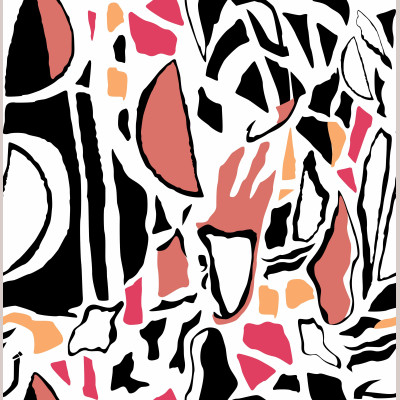 Wzór Art na dzianinie