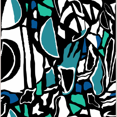 Wzór Art na dzianinie