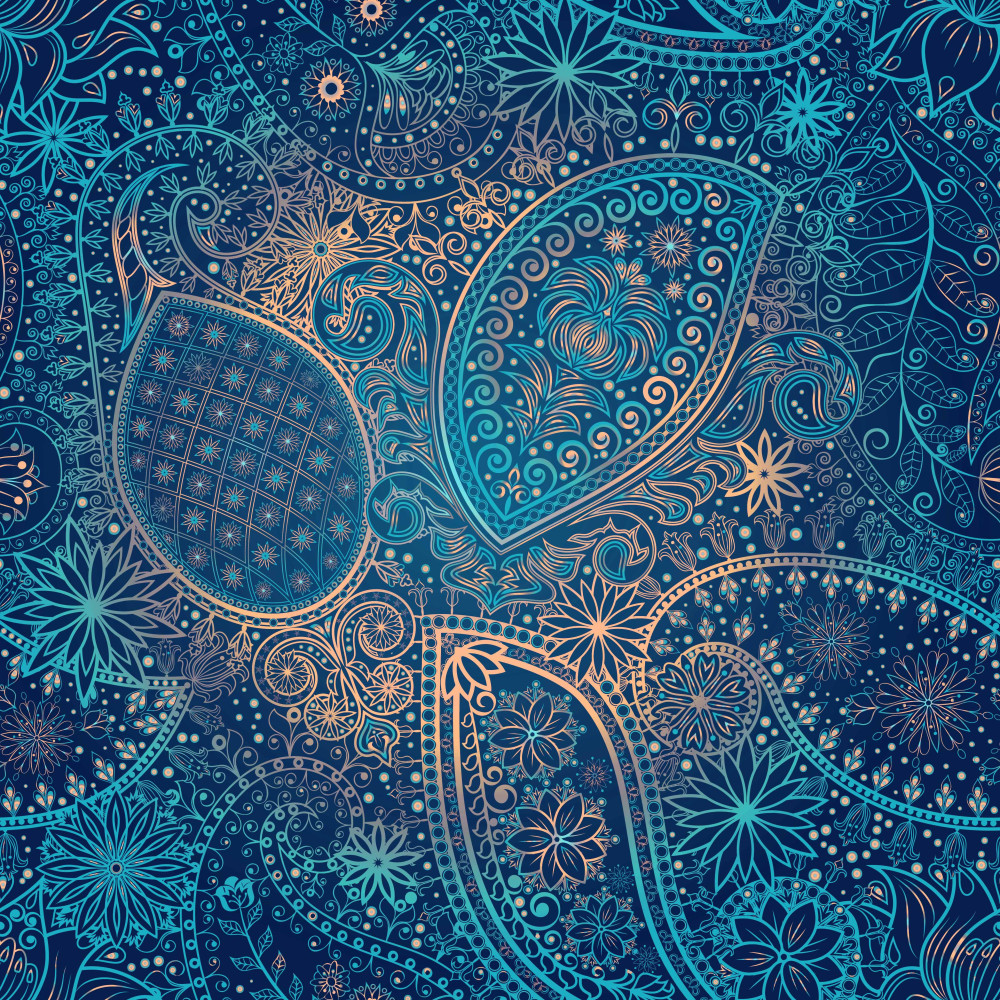 Wzór Art na dzianinie