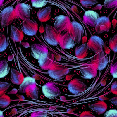 Wzór Art na dzianinie