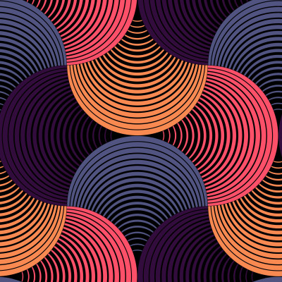 Wzór Art na dzianinie