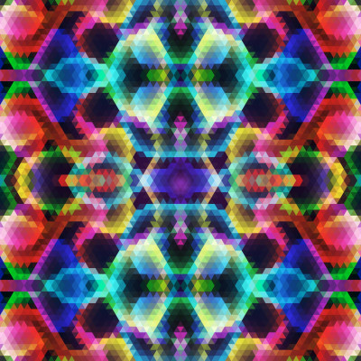 Wzór Art na dzianinie