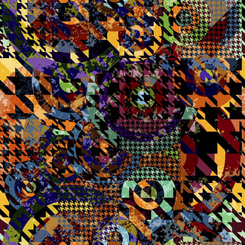 Wzór Art na dzianinie