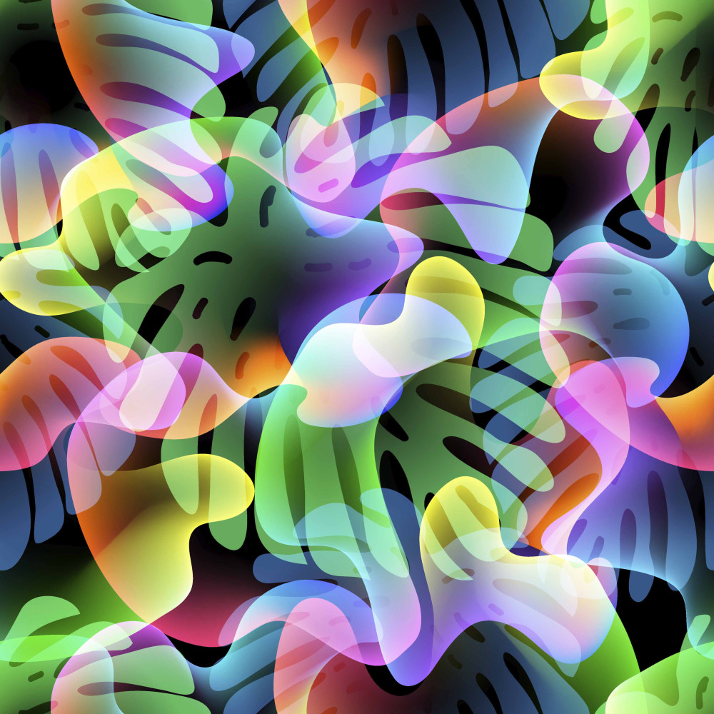 Wzór Art na dzianinie