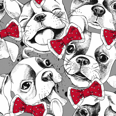 Wzór Art na dzianinie