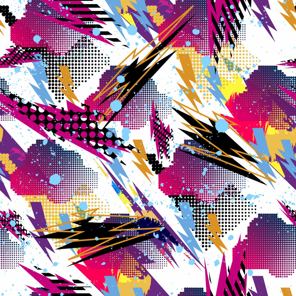 Wzór Art na dzianinie