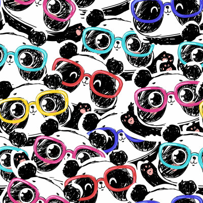 Wzór Art na dzianinie