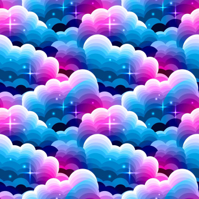 Wzór Art na dzianinie