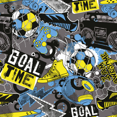 Wzór Art na dzianinie