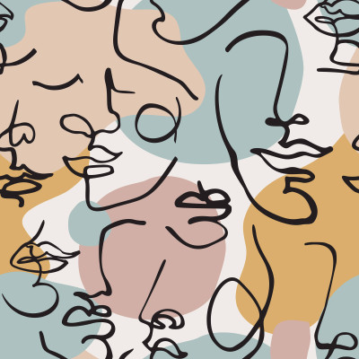 Wzór Art na dzianinie