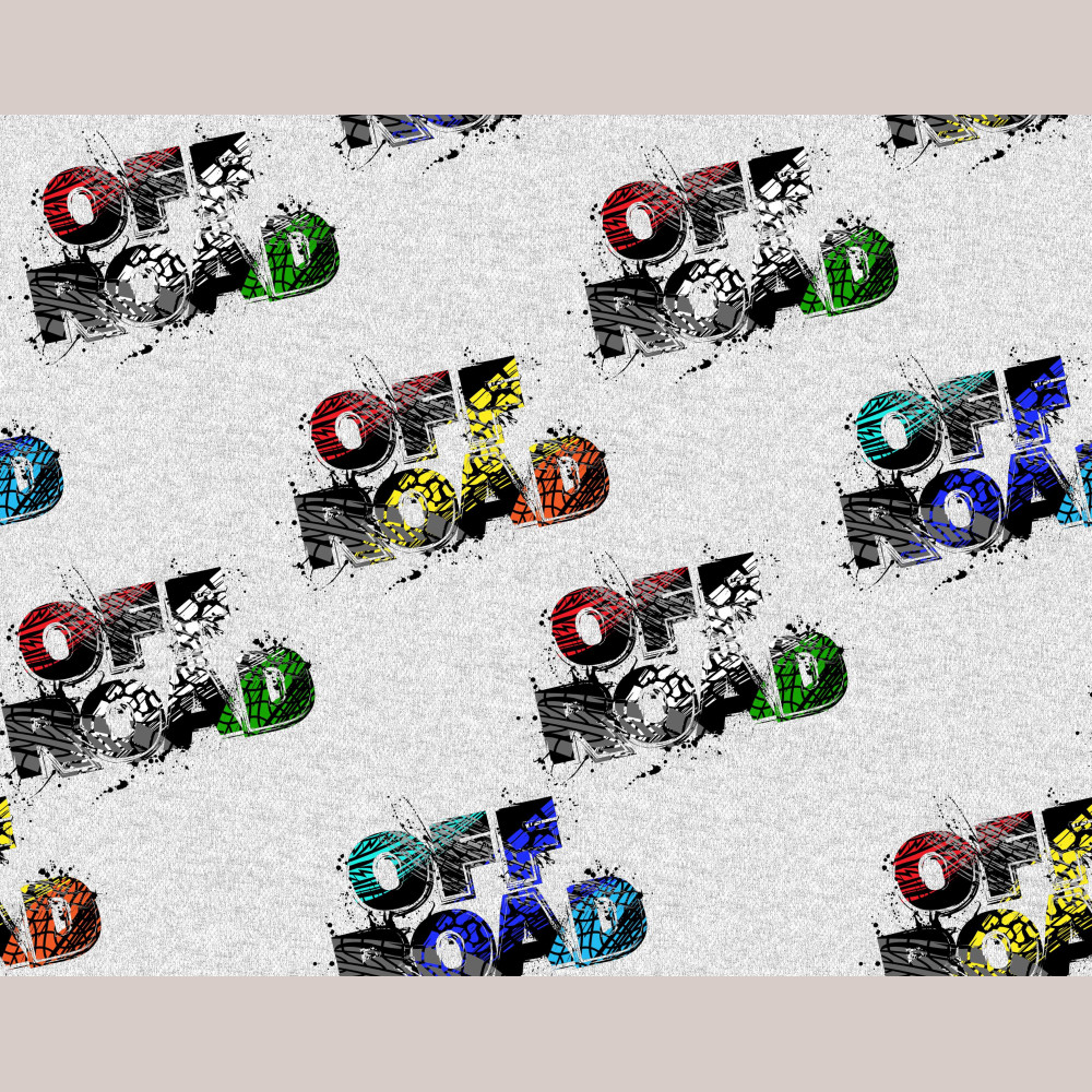 Wzór Art na dzianinie