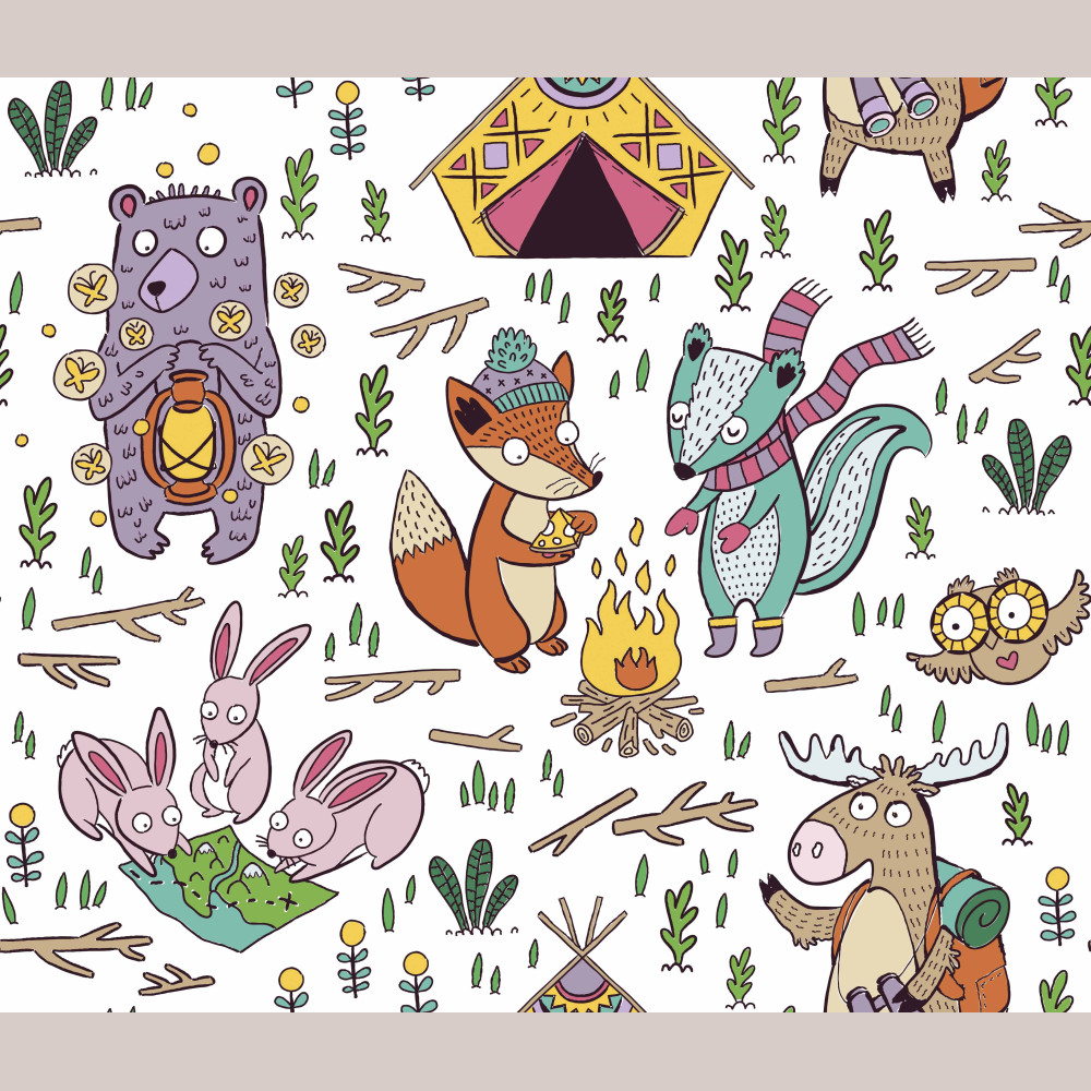 Wzór dziecięcy na dzianinie