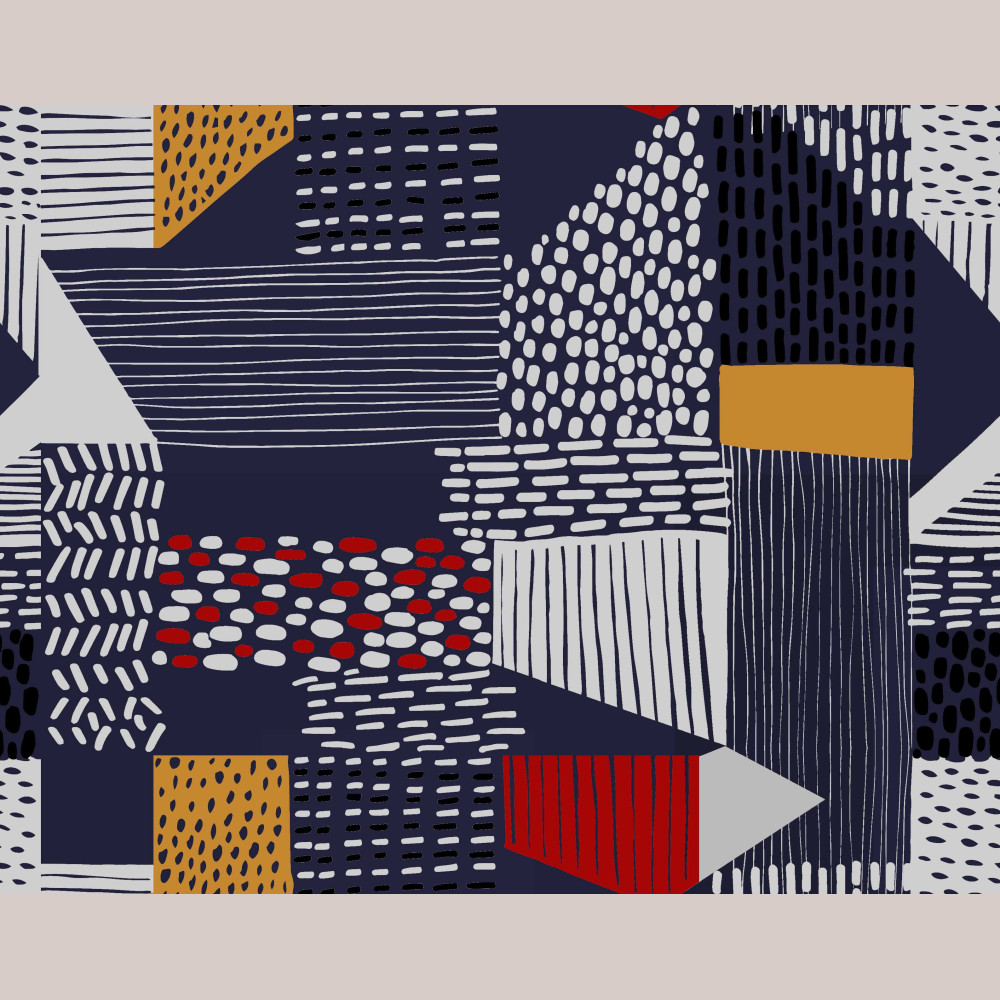 Wzór geometryczny na dzianinie