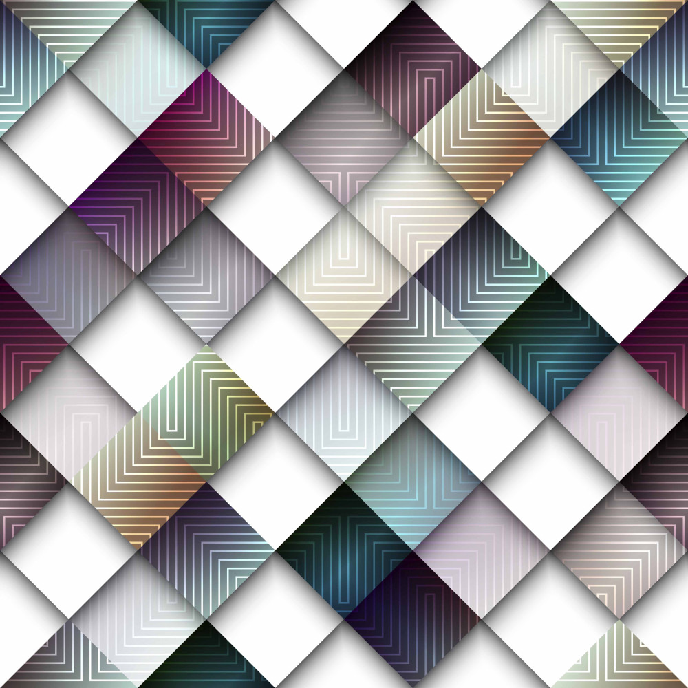 Wzór geometryczny na dzianinie