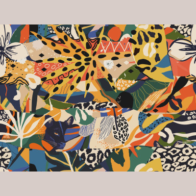 Wzór Art na dzianinie