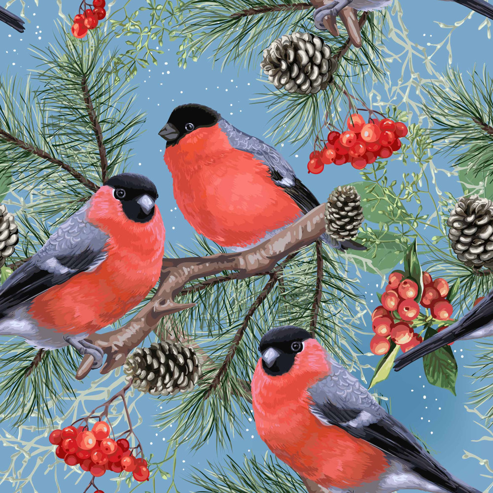 Wzór Zwierzęta na dzianinie